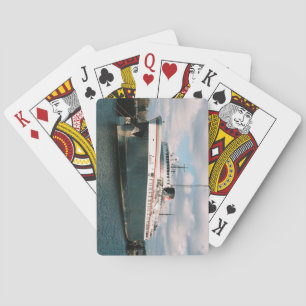 Bäverskinn som leker kort casinokort