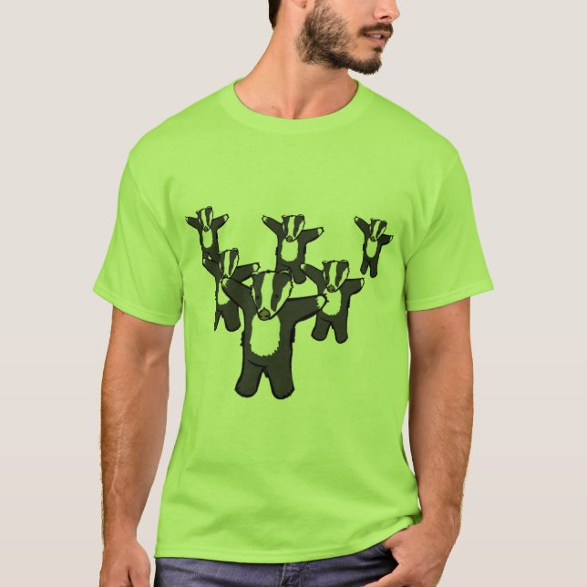 Bäverskinn tjatar bäverskinn tee shirt (Framsida)