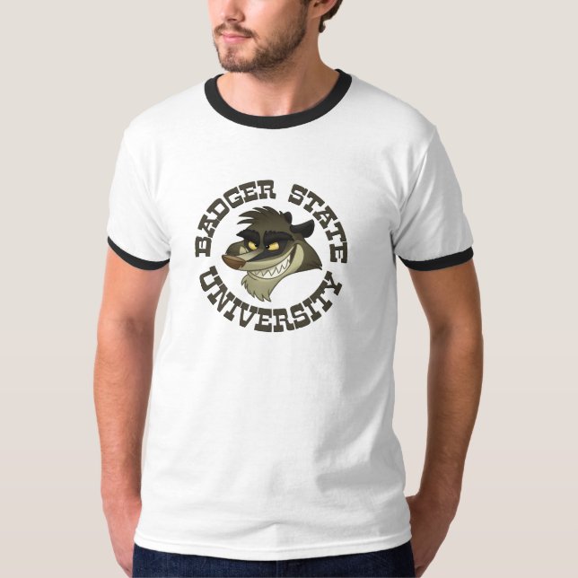 "Bäverskinndelstatsuniversitet" skjorta Tee Shirt (Framsida)