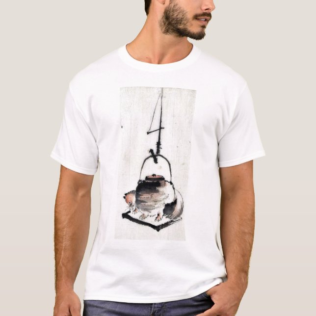 Bäverskinnteakettle Ukiyoe T-shirt (Framsida)