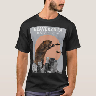 Bäverzilla Bäver Rolig T Shirt