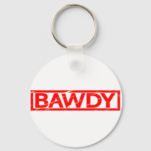 Bawdy Frimärke Nyckelring