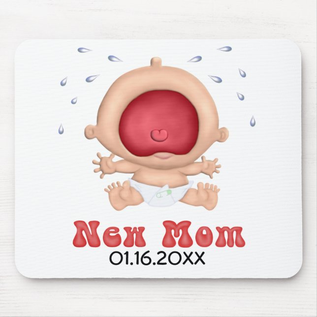 Bawling Baby - Ny mamma - Anpassa Musmatta (Framsidan)