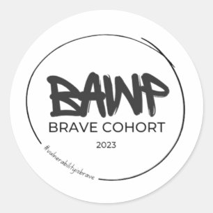 BAWP 2023-märke Runt Klistermärke