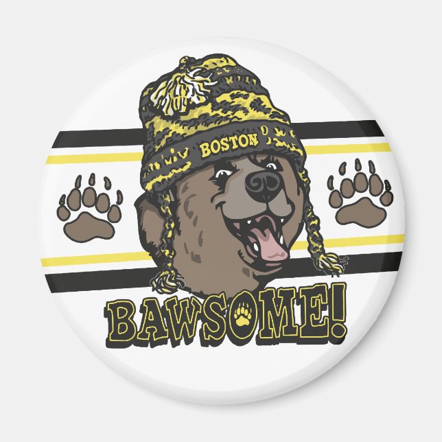 Bawsome Boston Fantastisk Magnet (Framsidan)