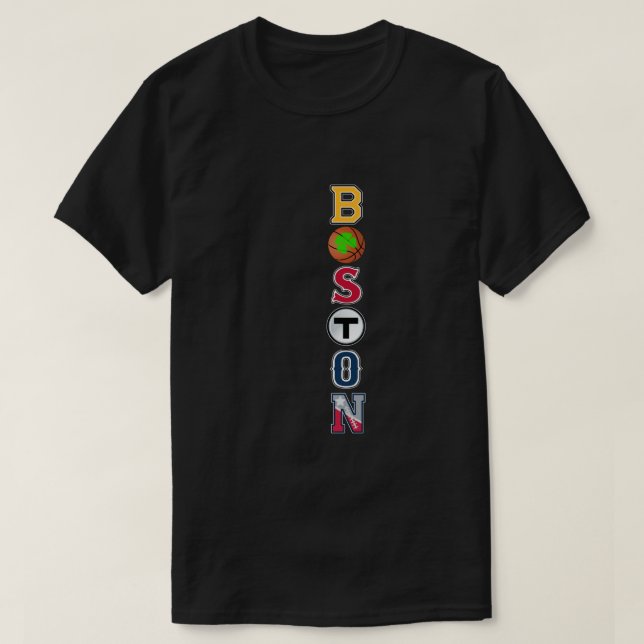 Bawston Townie Sports Team Fläkt Boston Mass New E T Shirt (Design framsida)
