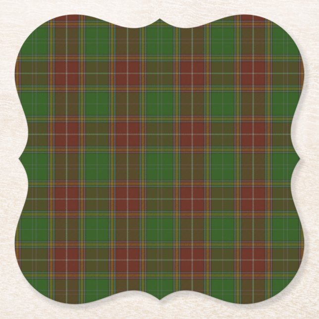 Baxter (Buchanan) Klan Tartan Underlägg Papper (Framsida)