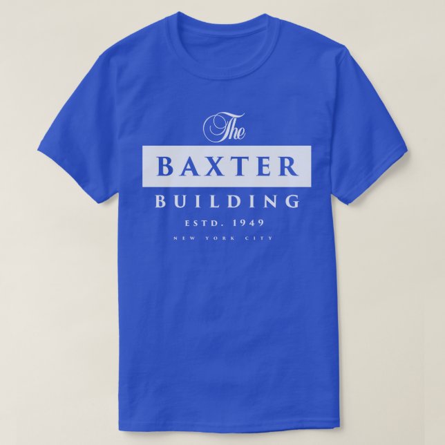 Baxter-Byggnaden T Shirt (Design framsida)