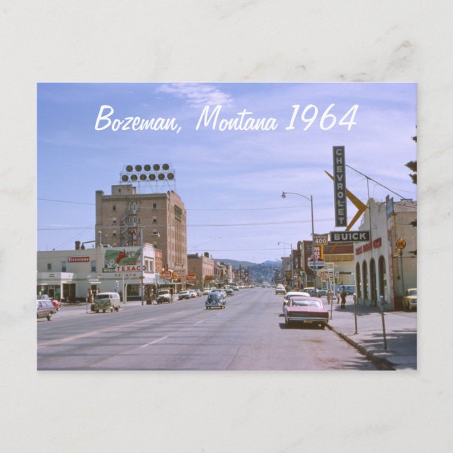 Baxter Hotel Bozeman Montana 1964-vykort Vykort (Framsida)