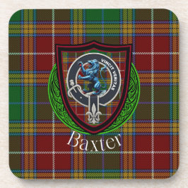 Baxter Scottish Clan Tartan & Crest Underlägg