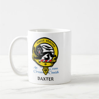 BAXTER Scottish Klan Vapensköld Coffee Mugg