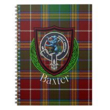 Baxter skotska klan tartan och vapen