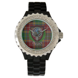 Baxter skotska klanens tartan och vapen armbandsur