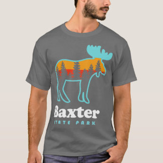 Baxter State Park Camping Moose Trails Maine T Shirt