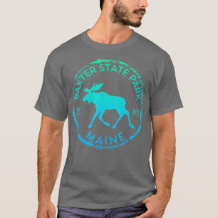 Baxter State Park Maine Moose utomhus T Shirt
