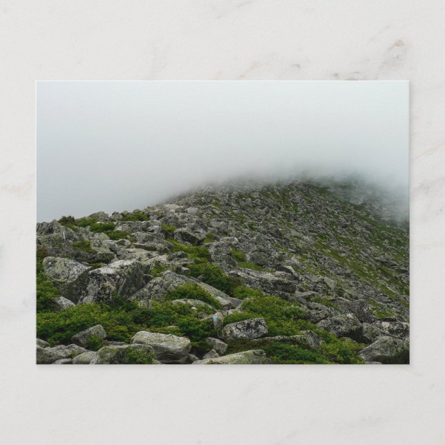 Baxter State Park with Fog, Maine Vykort (Framsida)