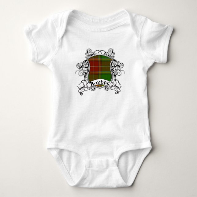 Baxter Tartan Shield T-shirt (Framsida)
