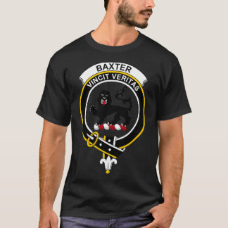 Baxter Vapensköld Tartan Klan Scottish Klan 1 T Shirt
