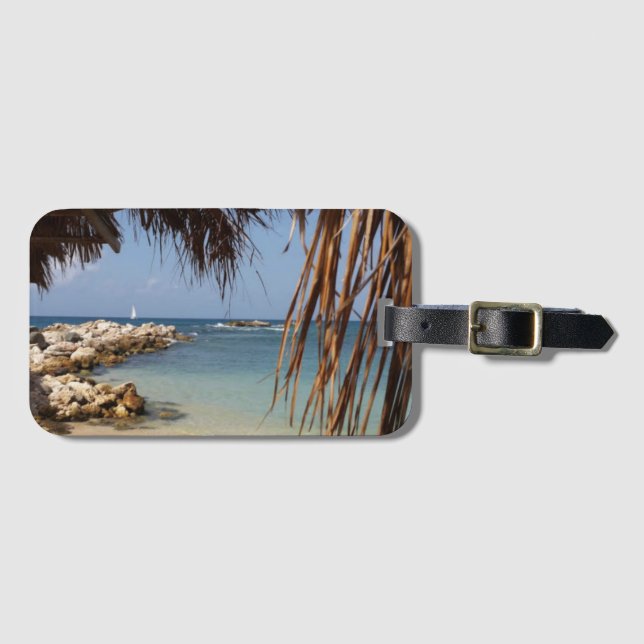 Bay Acrylic Luggage Tag Bagagebricka (Framsida horisontal)