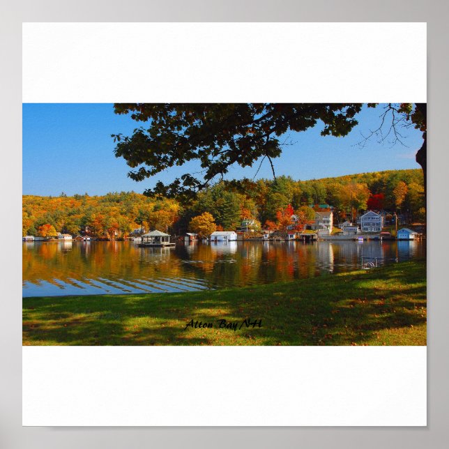 Bay, Alton Bay NH Poster (Framsidan)