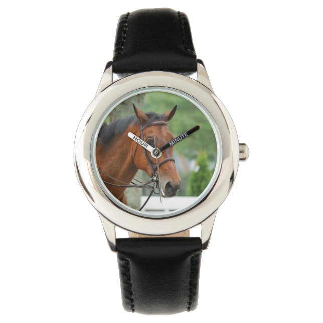Bay Arab Horse Armbandsur (Framsida)