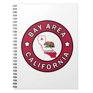 Bay Area California Anteckningsbok Med Spiral