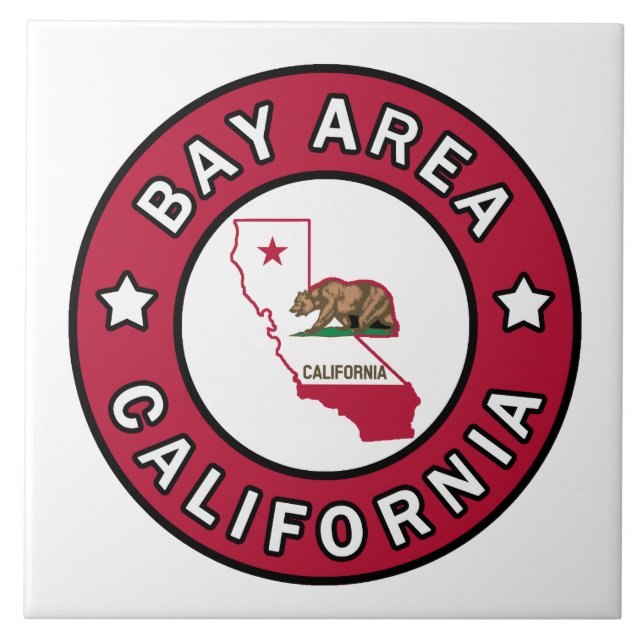 Bay Area California Kakelplatta (Framsidan)
