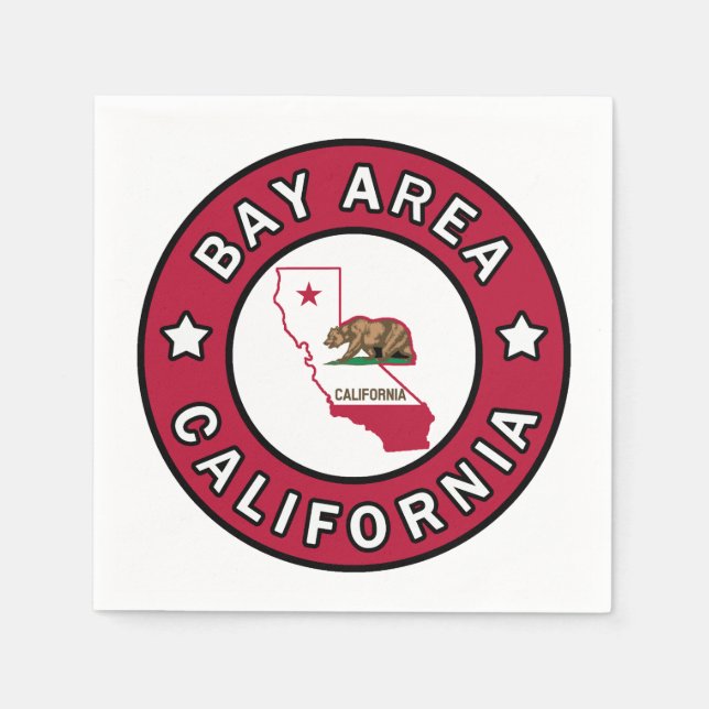 Bay Area California Pappersservett (Framsidan)