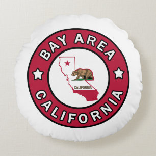 Bay Area California Rund Kudde