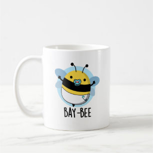 Bay-bee Funny Baby Bee Pun Kaffemugg