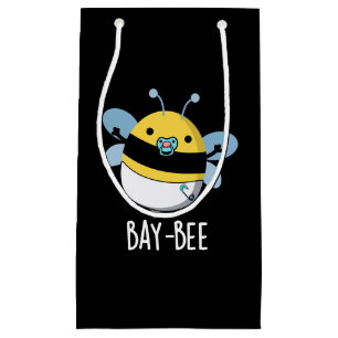 Bay-bee Funny Baby Bee Pun Mörk BG