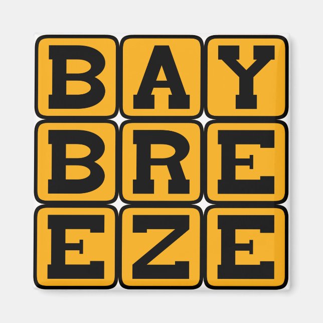 Bay Breeze, blandad drink Magnet (Framsidan)