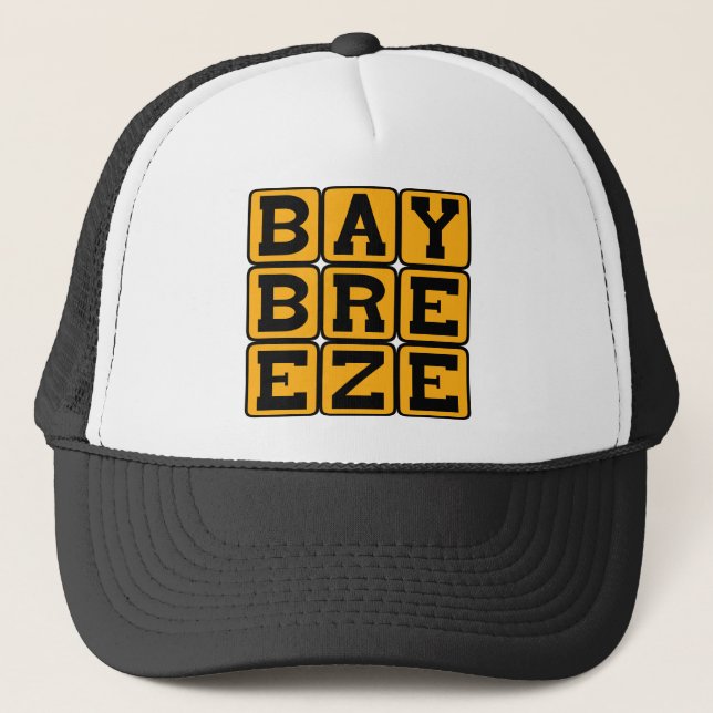 Bay Breeze, blandad drink Truckerkeps (Framsida)