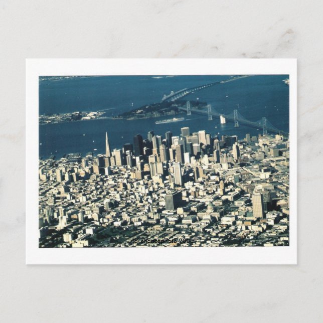 Bay Bridge 1996, c) chancephoto 2000 Vykort (Framsida)