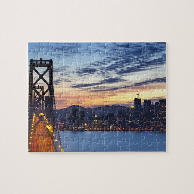 Bay Bridge från Treasure Island Pussel (Horisontell)