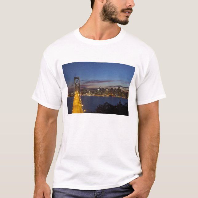 Bay Bridge från Treasure Island Tee (Framsida)