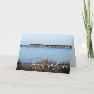 "Bay Bridge"-hälsningskort Kort