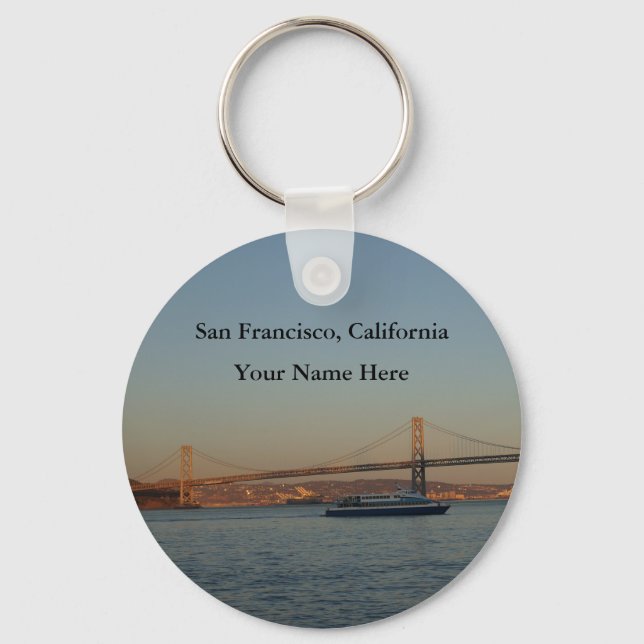Bay Bridge & Yerba Buena Island #3 Keychain Nyckelring (Framsida)