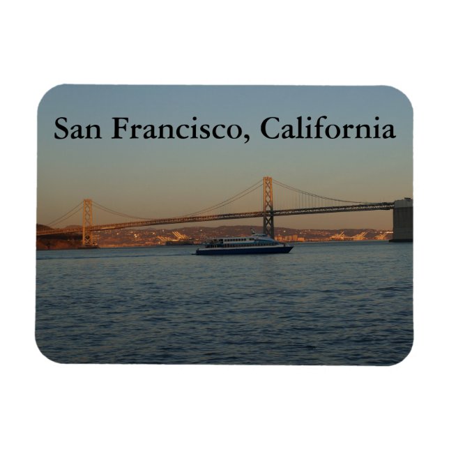 Bay Bridge & Yerba Buena Island #3 Magnet (Horisontell)