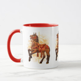 Bay Carousel Horse Mugg