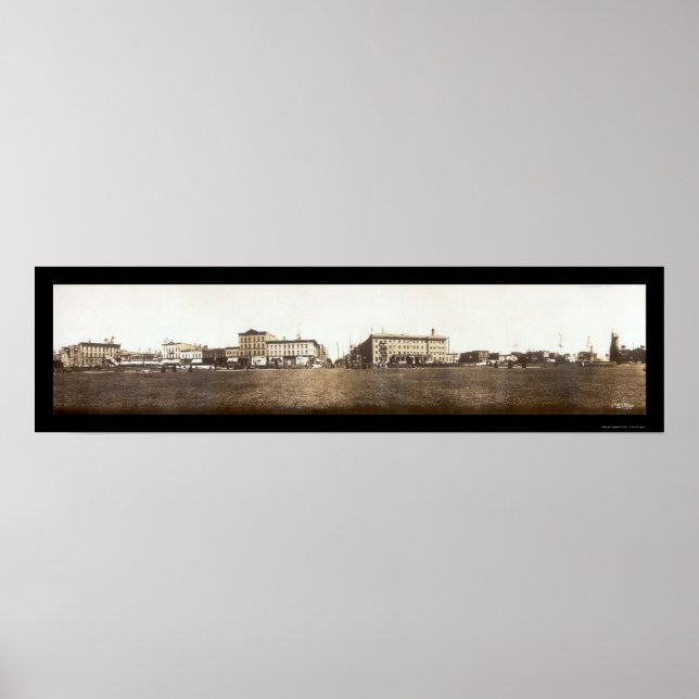 Bay City Michigan Photo 1912 Poster (Framsidan)