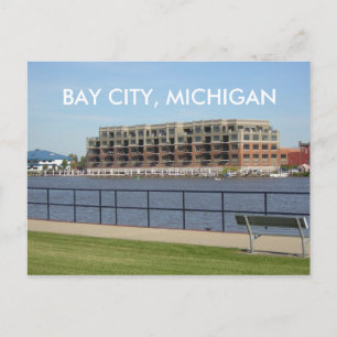 BAY CITY, MICHIGAN POSTKORT VYKORT