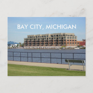 BAY CITY, MICHIGAN POSTKORT VYKORT