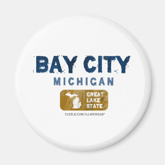 Bay City Michigan Underbara Sjö-staten Magnet