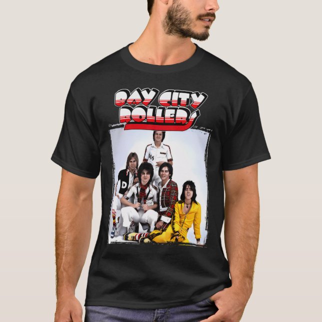 Bay City Rollers Band #19 T Shirt (Framsida)
