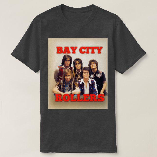 Bay City Rollers Music Legends  T Shirt (Design framsida)