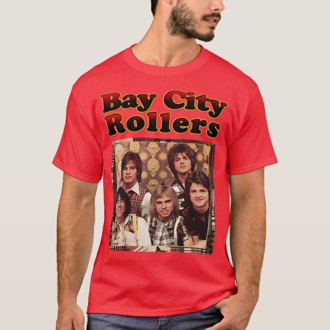 Bay City Rollers vintage T Shirt (Framsida)