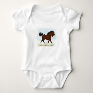 Bay Clydesdale Horse T Shirt