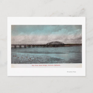 Bay Farm Island BridgeAlameda, CA Vykort