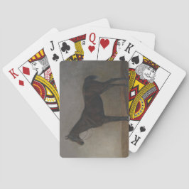 Bay Gelding Horse (av Albrecht Adam) Casinokort